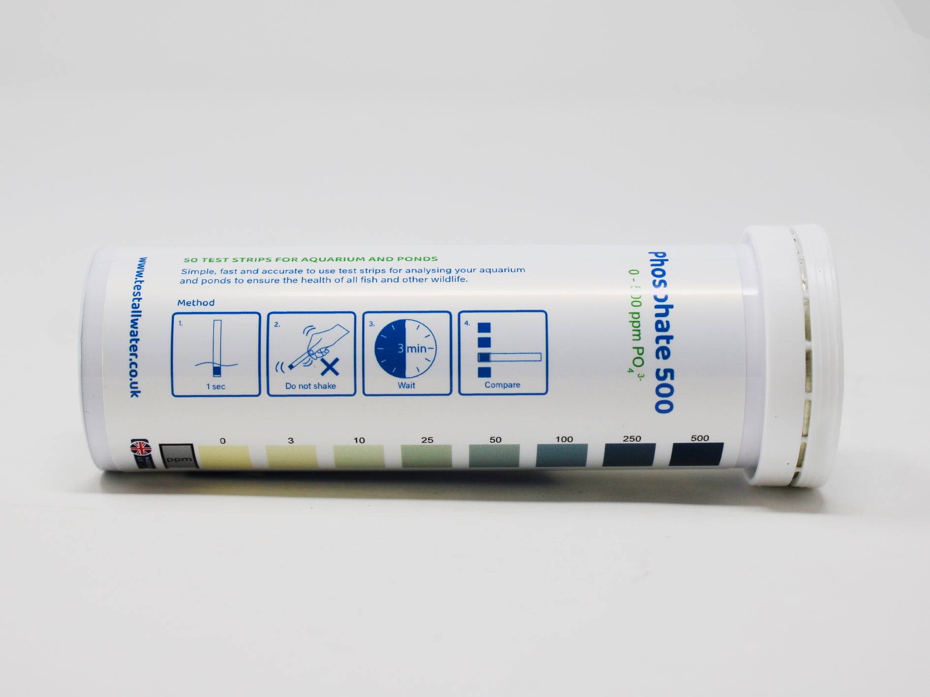 Aquarium Phosphate 500, 50 strips/pk Test All Water