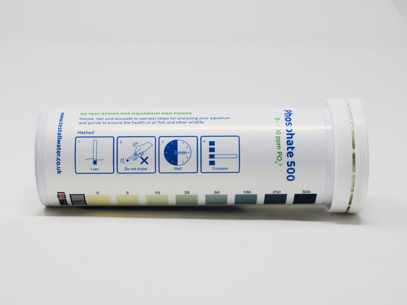 Aquarium Phosphate 500, 50 strips/pk Test All Water