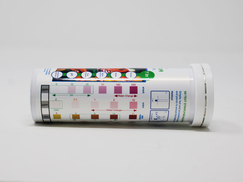 Aquarium 7 in 1 Test Strips, 50 strips/pk Test All Water