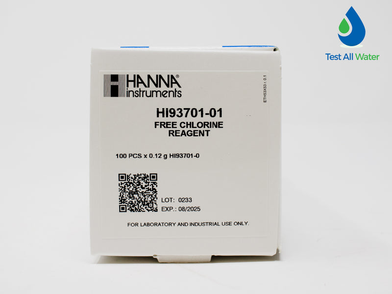 Hanna Instruments 100 Free Chlorine Tests