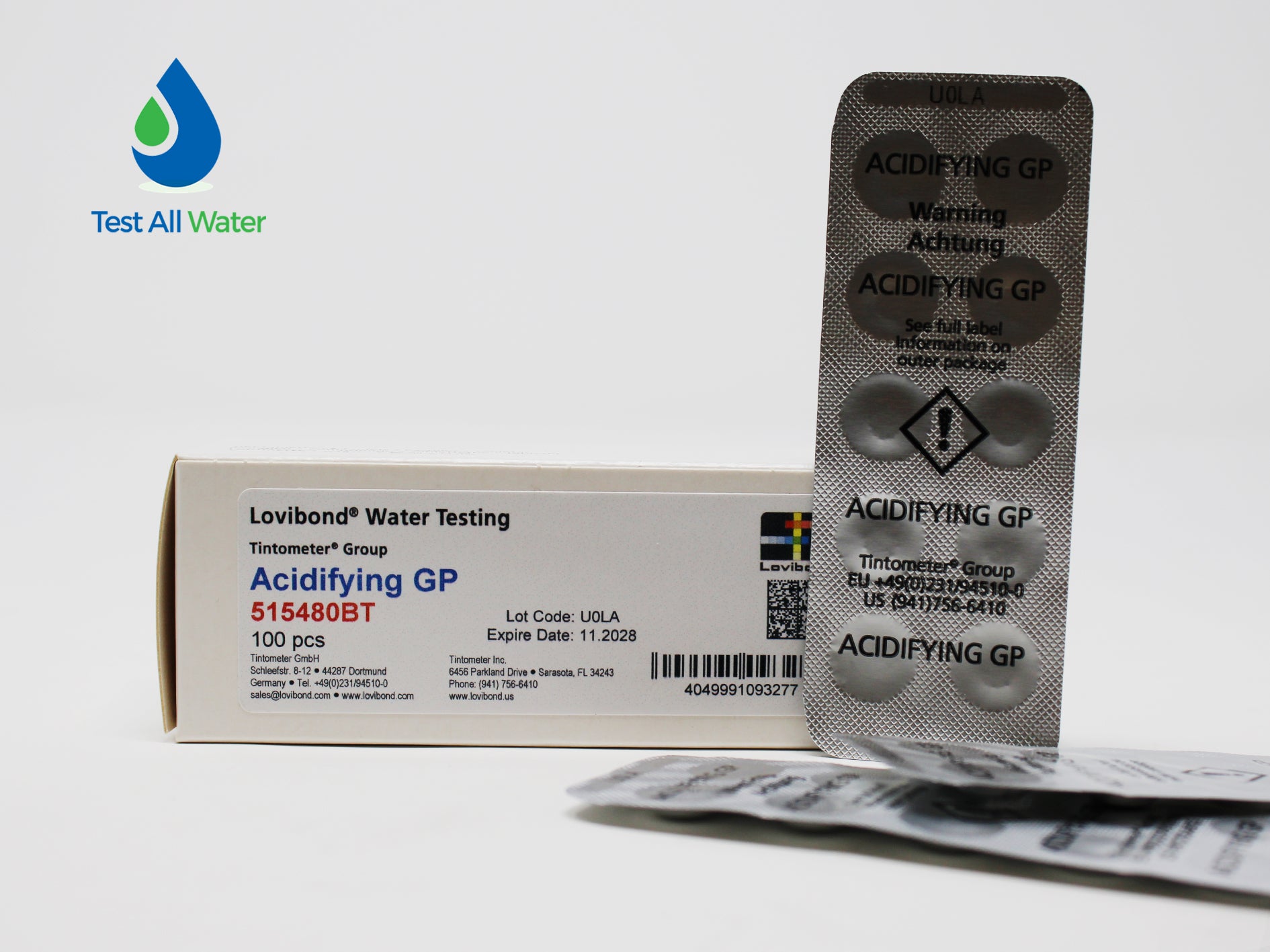 Lovibond Acidifying GP Tablets