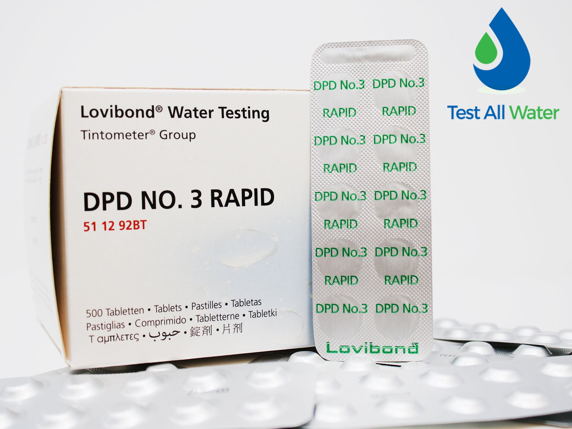 Lovibond DPD No 3 Rapid Dissolve Tablets