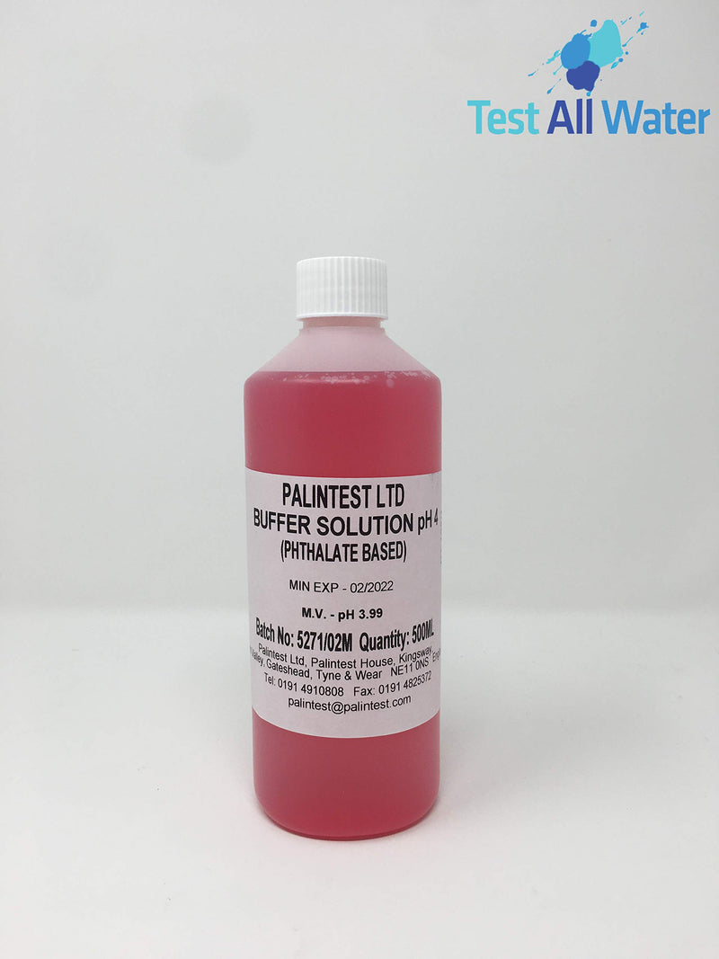 Palintest pH 4 Buffer Solution - 500ml