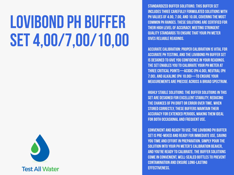 Lovibond pH Buffer Set 4,00/7,00/10,00