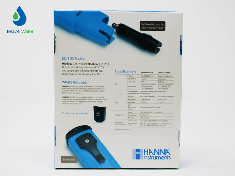 Hanna Instruments-98311 EC, TDS  and Temperature Tester, Low Range