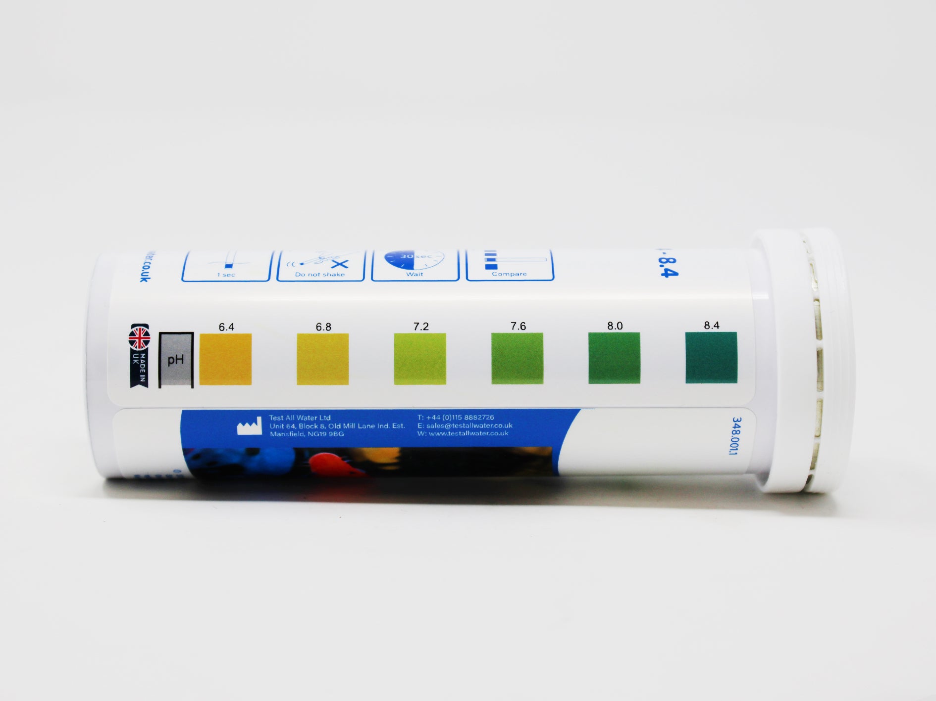 Aquarium pH 6.4 - 8.4, 50 strips/pk Test All Water