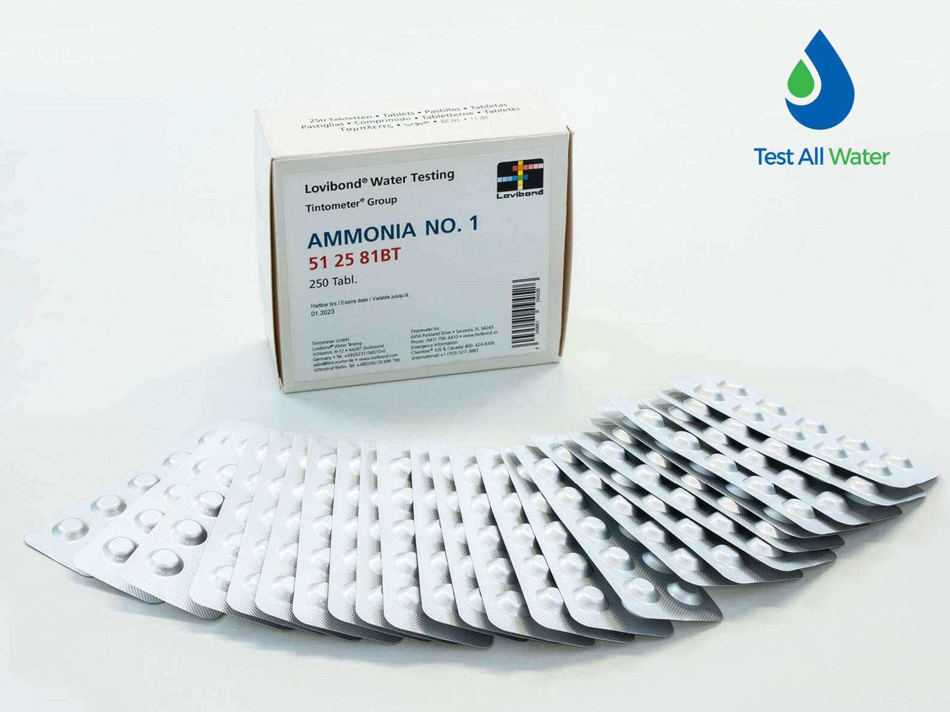 Lovibond Ammonia No.1 Tablets
