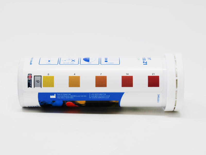 Aquarium Water Hardness 21, 50 strips/pk Test All Water