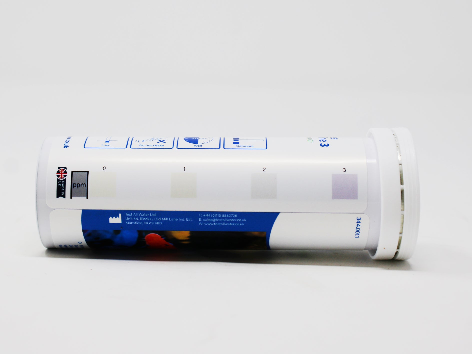 Aquarium Free Chlorine 3, 50 strips/pk Test All Water