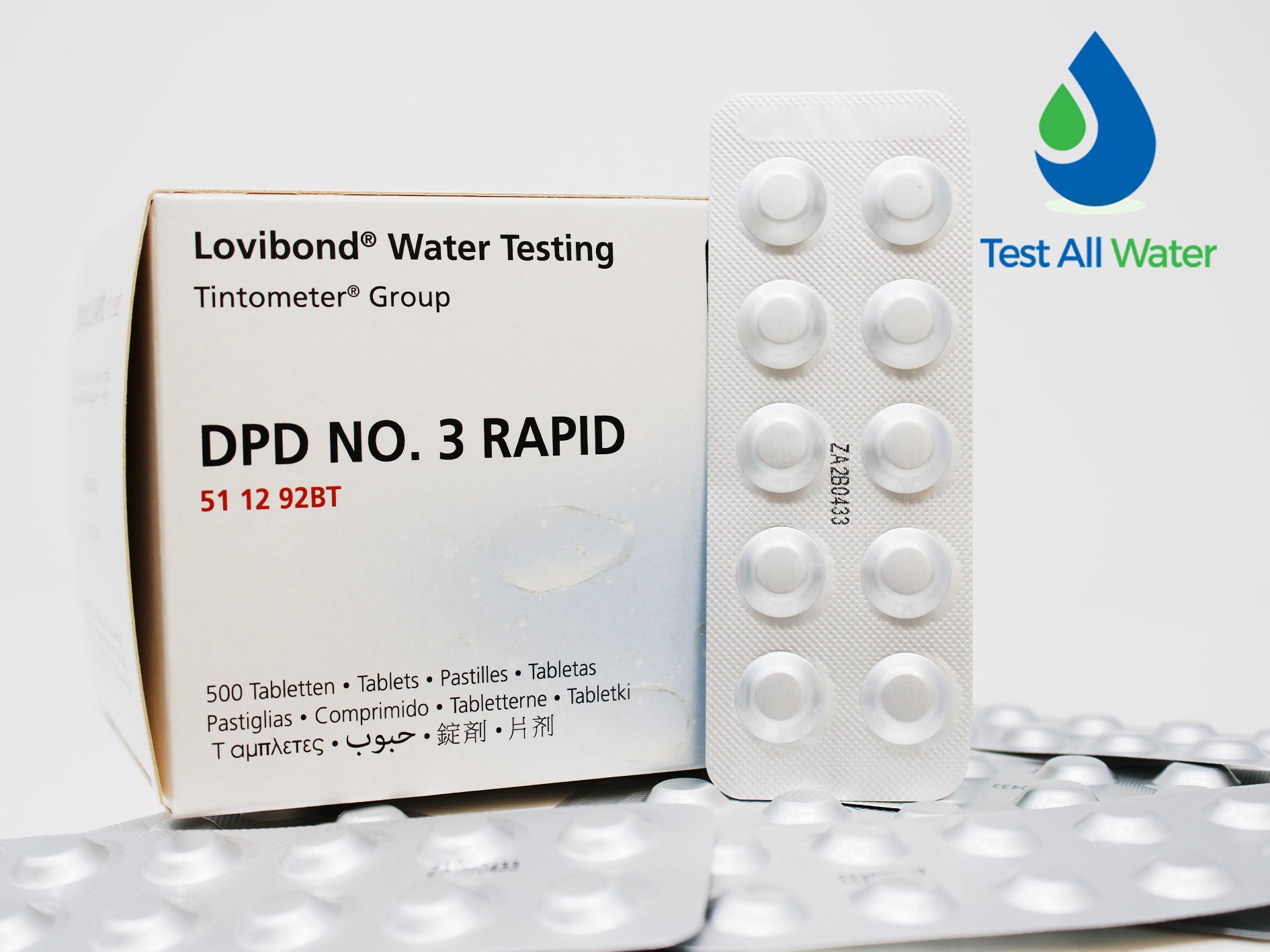 Lovibond DPD No 3 Rapid Dissolve Tablets