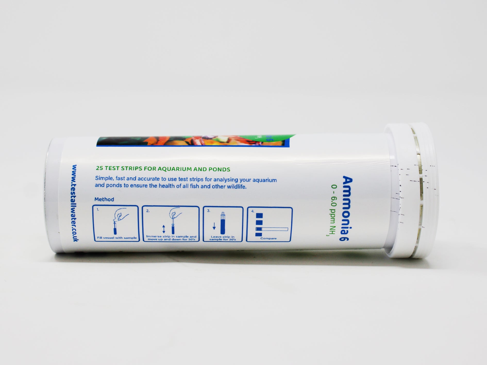Aquarium Ammonia 6, 50 strips/pk Test All Water