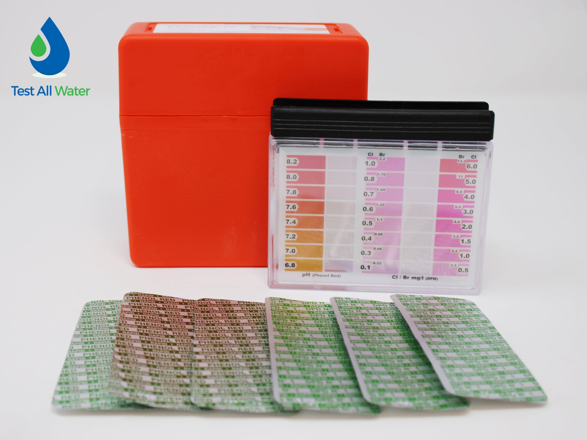 Pooltester for pH, Chlorine or Bromine
