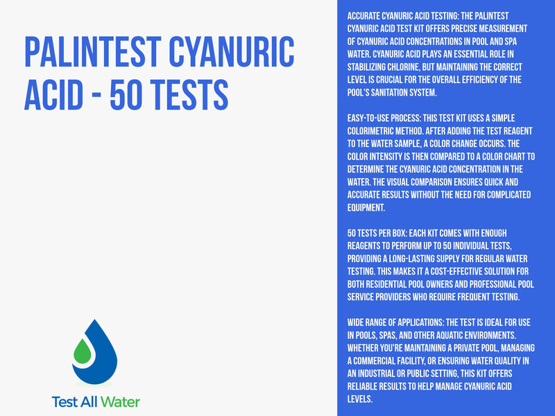 Palintest Cyanuric Acid - 50 Tests