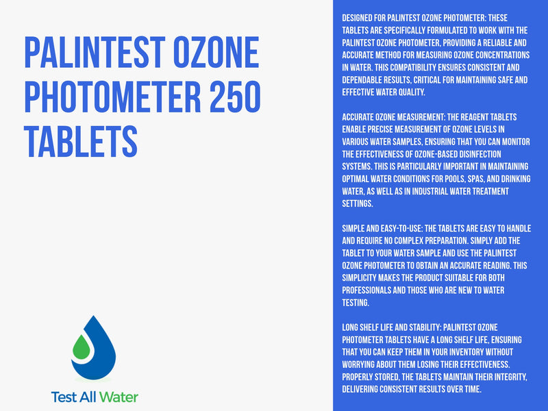 Palintest Ozone Photometer Tablets