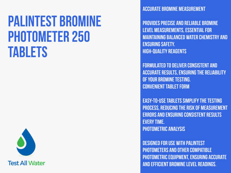 Palintest Bromine Photometer 250 Tablets