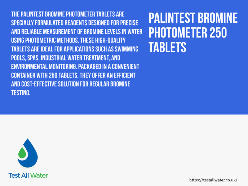 Palintest Bromine Photometer 250 Tablets