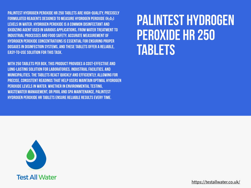 Palintest Hydrogen Peroxide HR Tablets