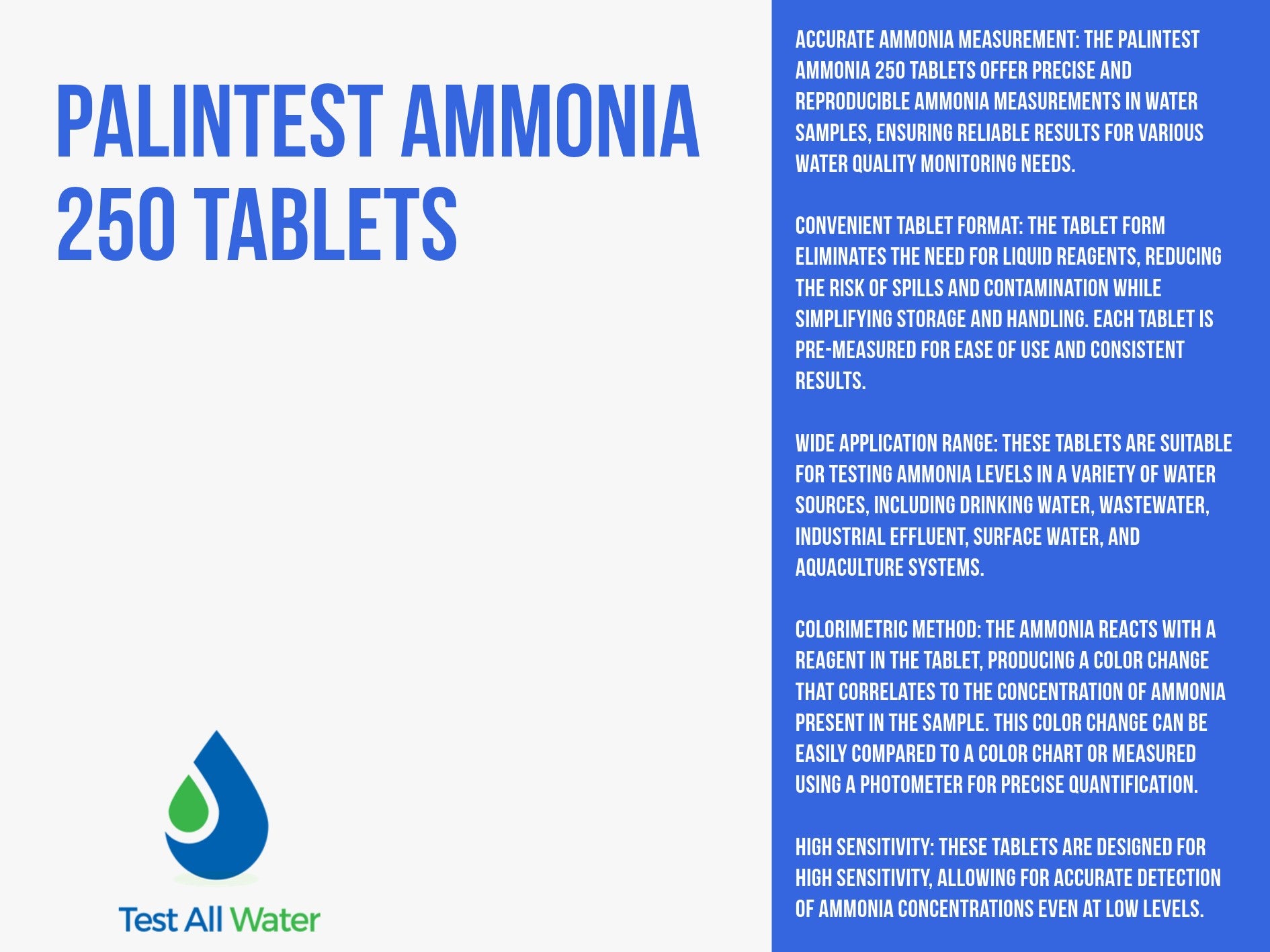 Palintest Ammonia Reagents