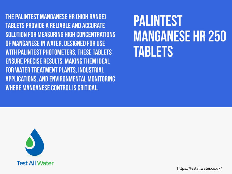 Palintest Manganese HR Tablets