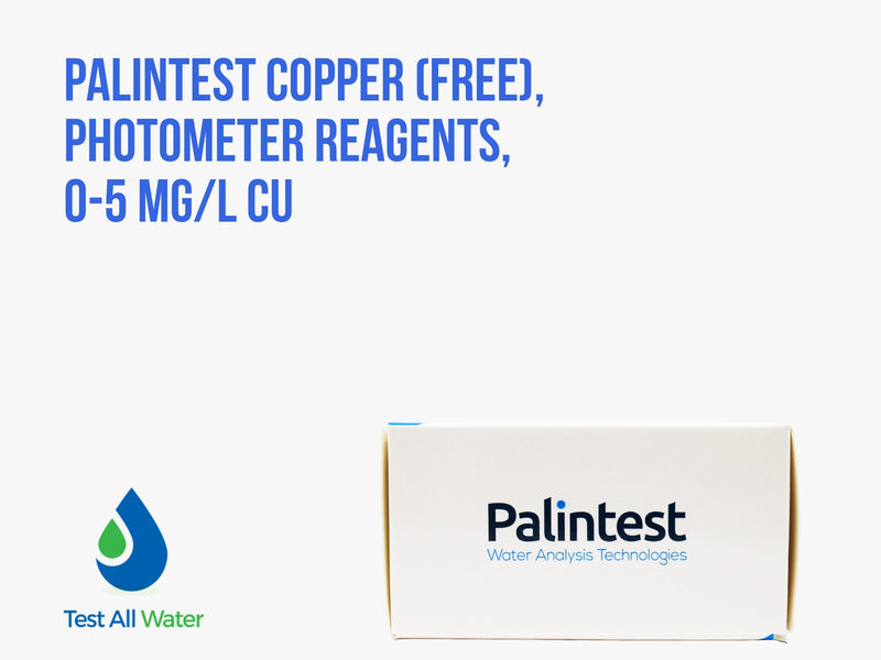 Palintest Copper (Free), Photometer Reagents, 0-5 mg/L Cu