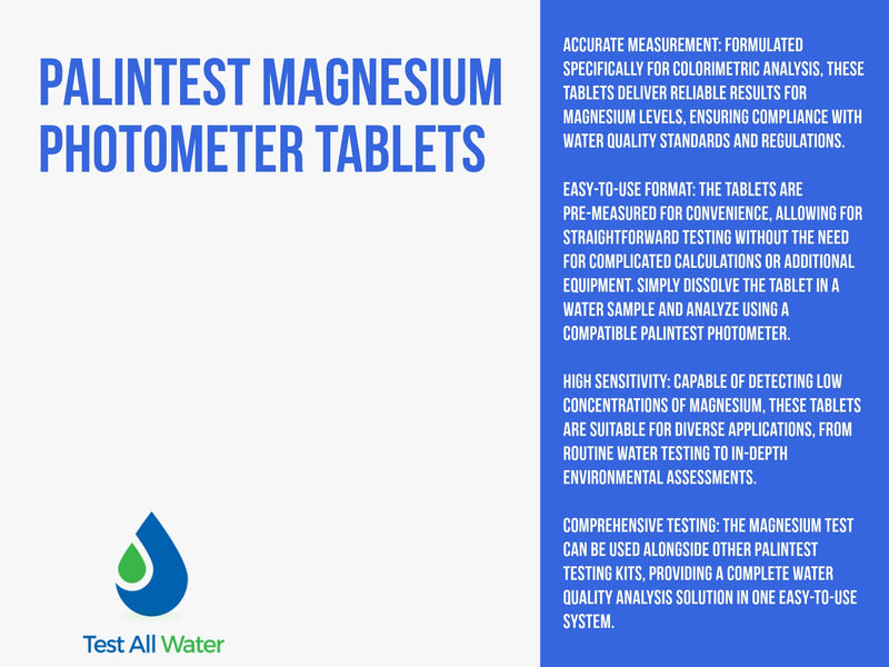 Palintest Magnesium Photometer Tablets