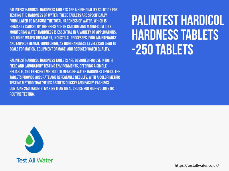 Palintest Hardicol Hardness Tablets