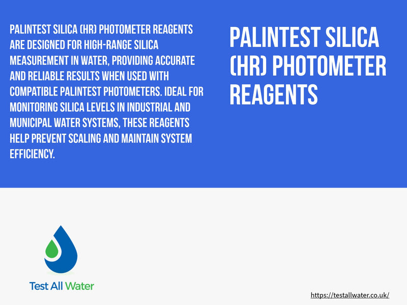 Palintest Silica (HR) Photometer Reagents