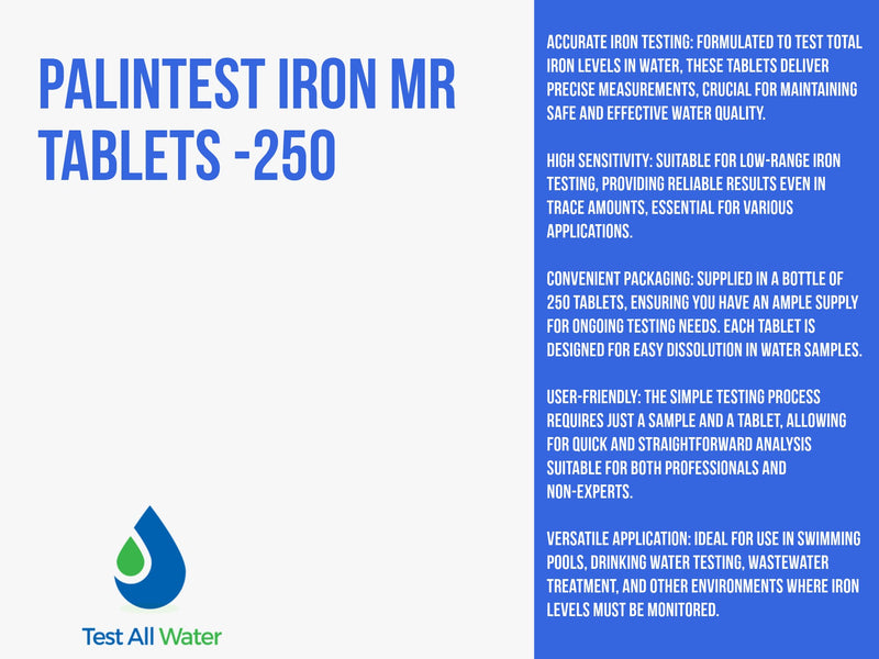 Palintest Iron MR Tablets