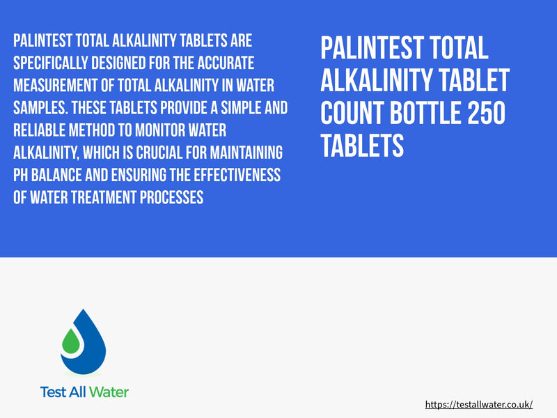 Palintest Total Alkalinity Tablet Count Bottle 250 tablets