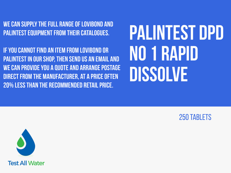 Palintest DPD No 1 Rapid Dissolve  250 Tablets