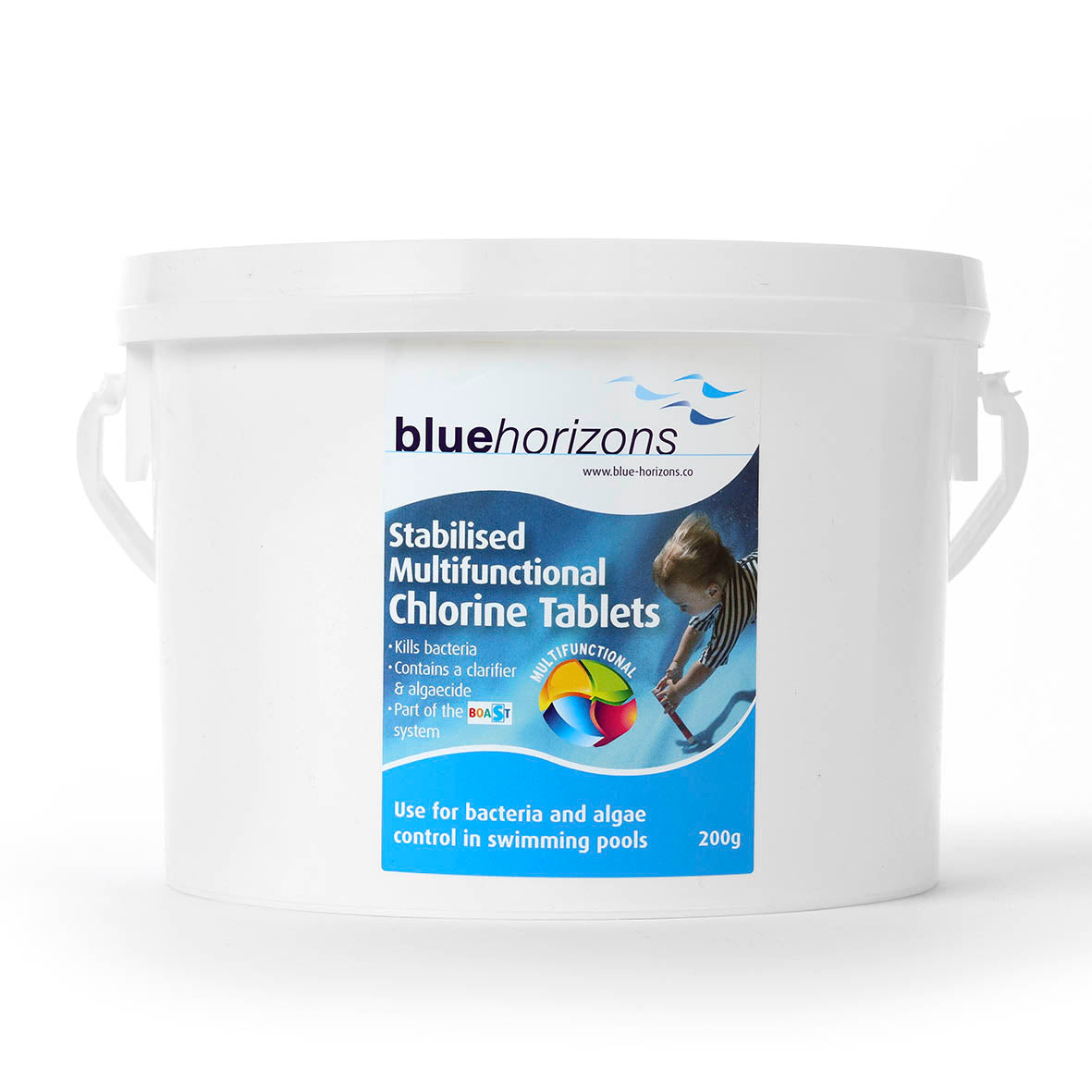 Blue Horizons 200g Multifunctional Chlorine Tablets (Use MFTAB2005OL / MFTAB2002OL as alternative)