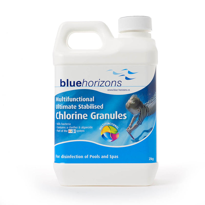 Blue Horizons Ultimate Stabilised Chlorine Granules 2kg - Use CLULTGRN2OL if out of stock