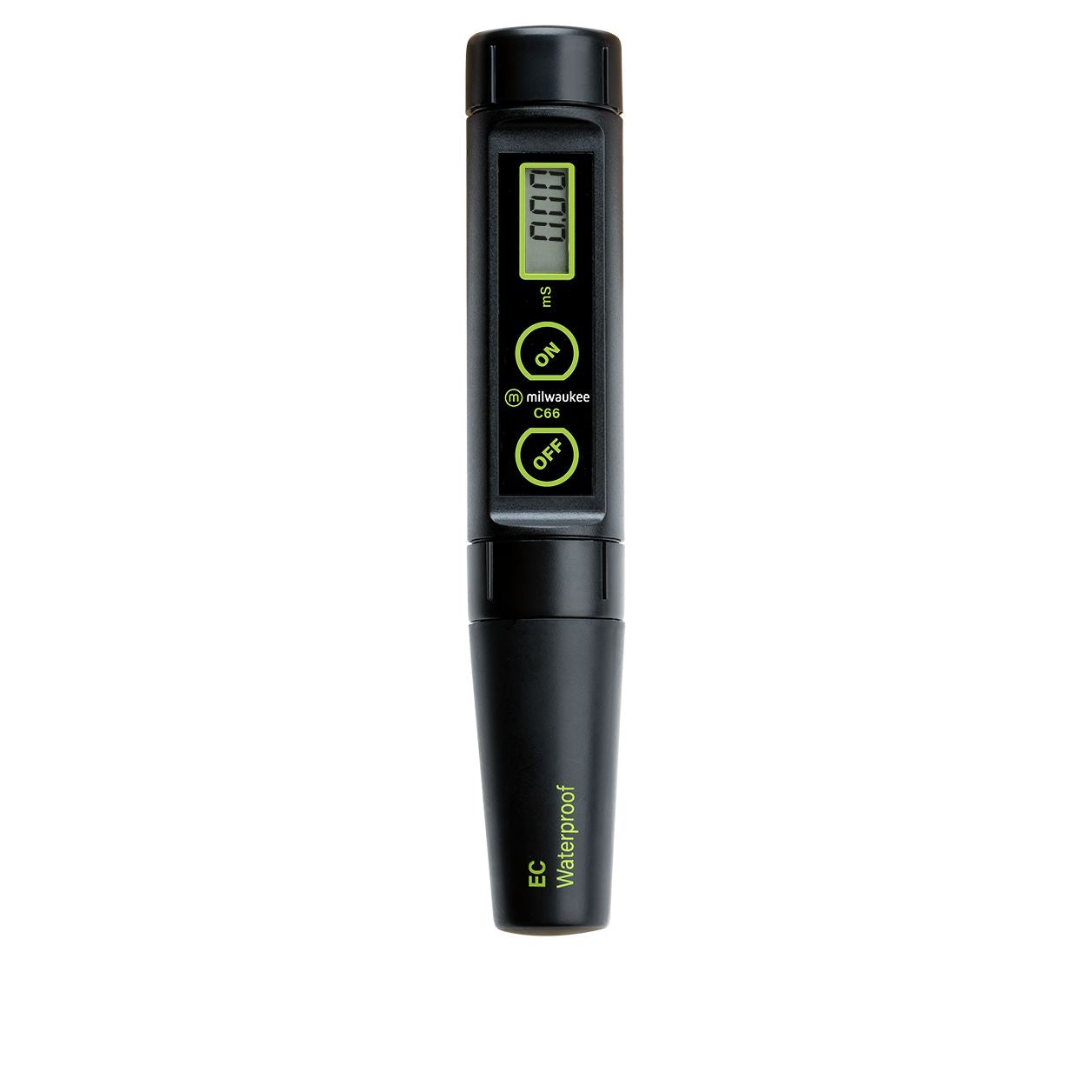 Milwaukee C66 Waterproof High Range Conductivity Pen with ATC and Replaceable Electrode