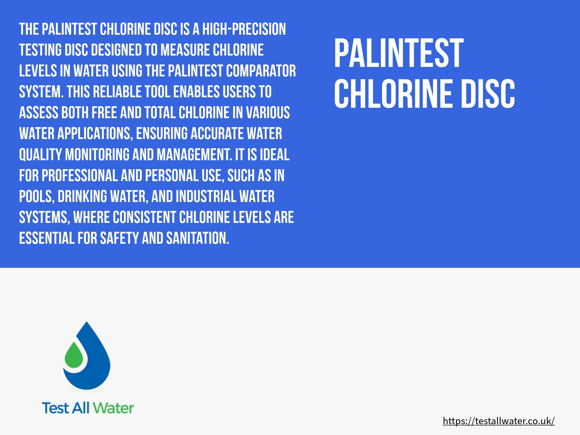 Palintest Chlorine Disc