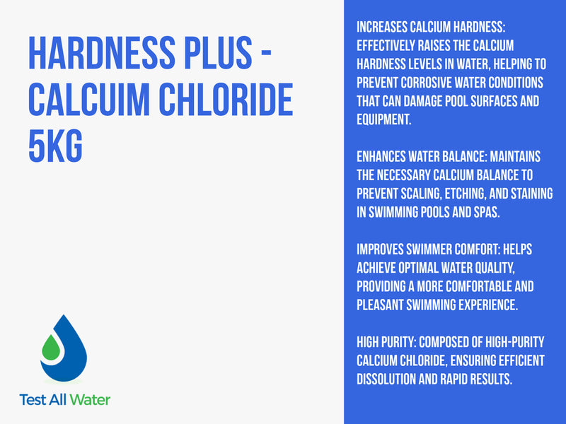 Test All Water Calcium Hardness Plus - Calcium Chloride