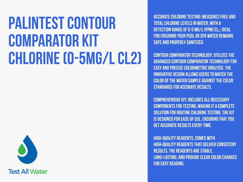 Palintest Contour Comparator Kit Chlorine (0-5mg/l Cl2)