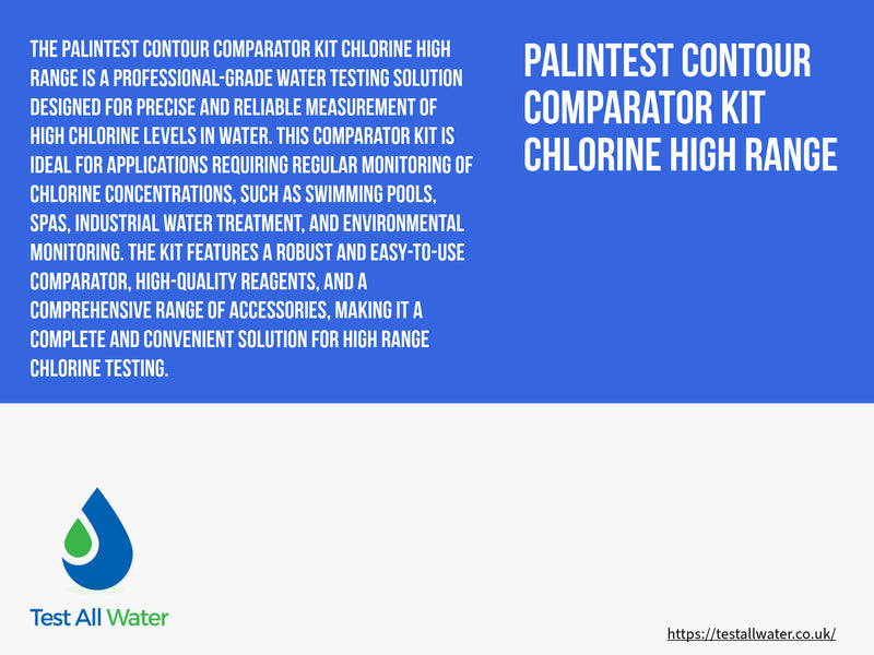 Palintest Contour Comparator Kit Chlorine High Range