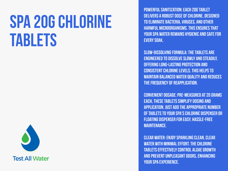 Spa 20g Chlorine Tablets