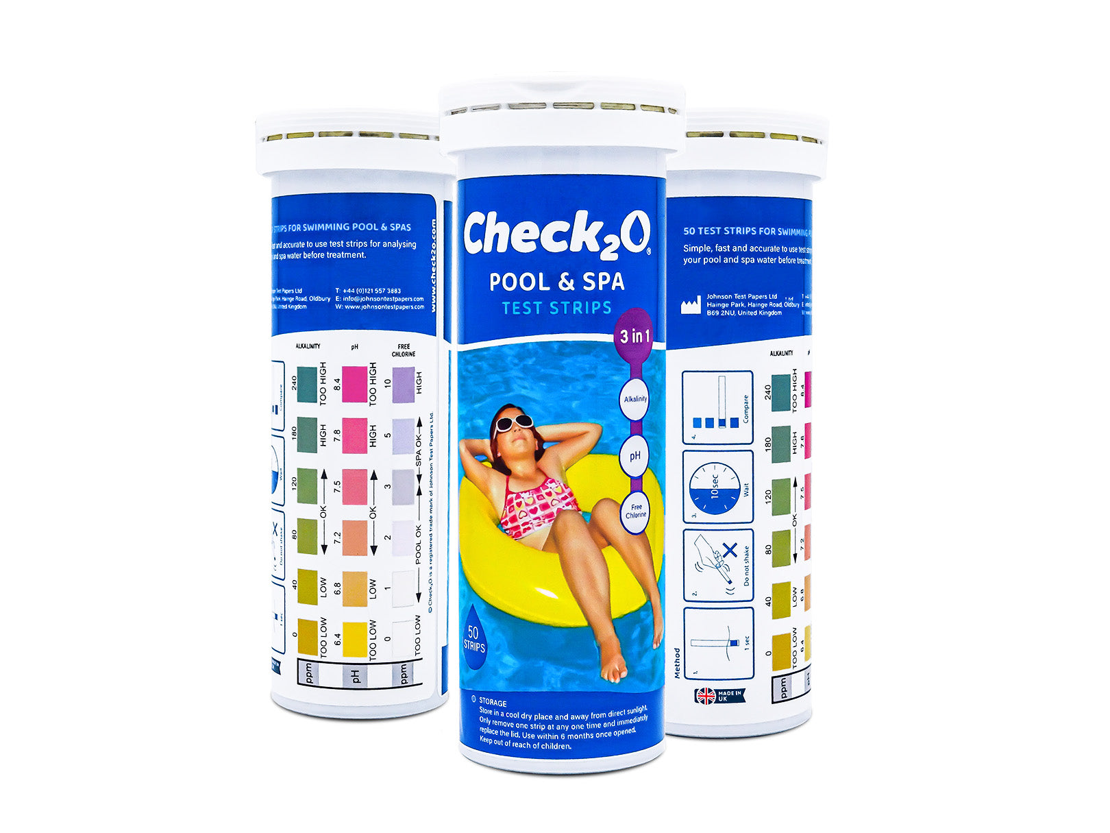 Check₂O Pool & Spa 3 in 1 Test Strips