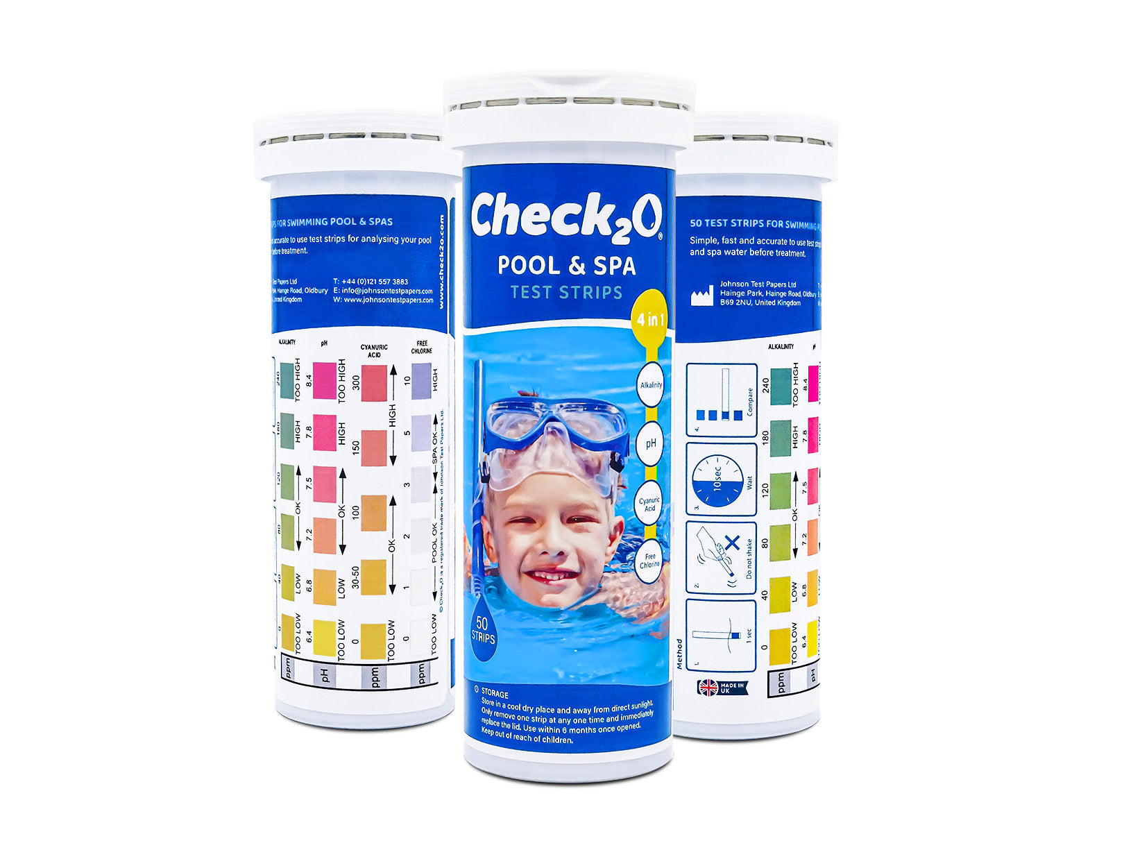Check₂O Pool & Spa 4 in 1 Test Strips