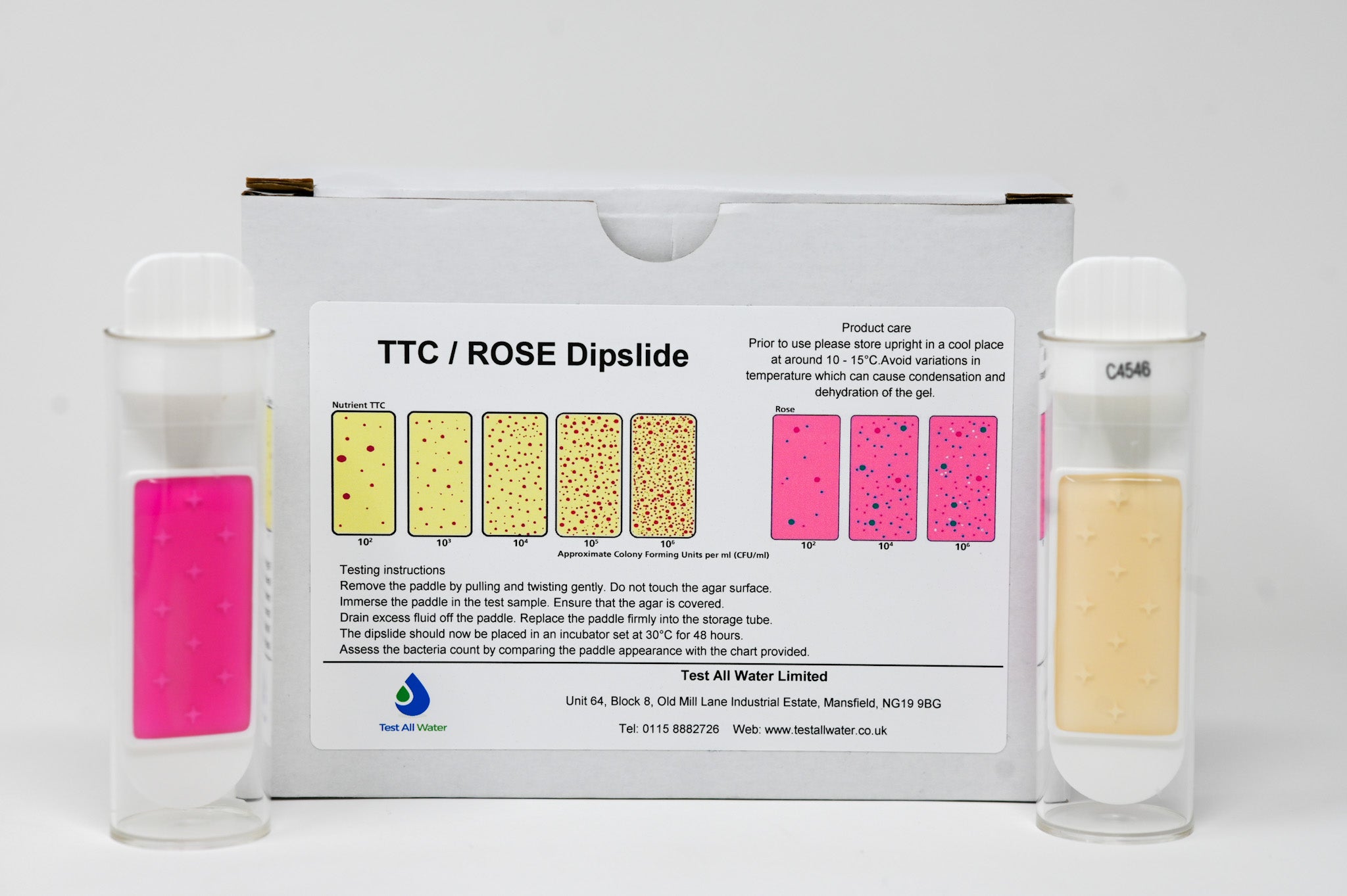 Test All Water TTC/ROSE Dipslides