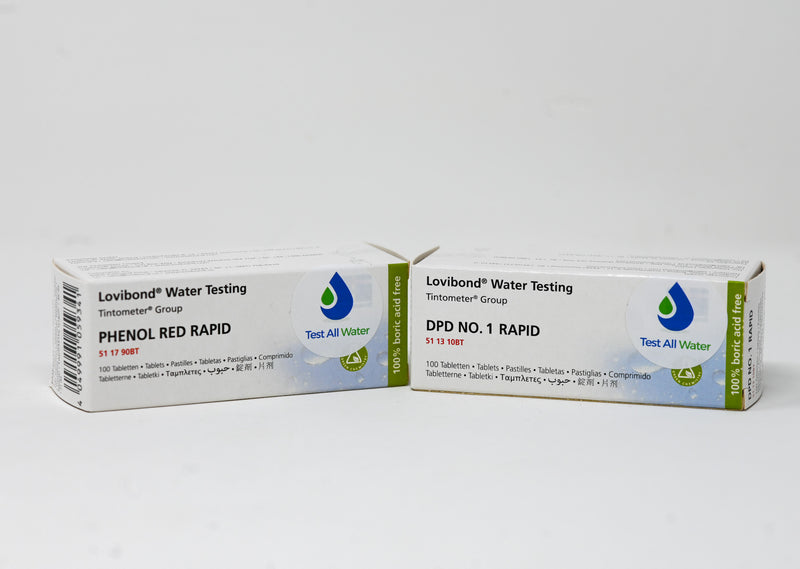 Testallwater Lovibond Multipack : DPD No 1 Rapid//Phenol Red Rapid, 100 pack
