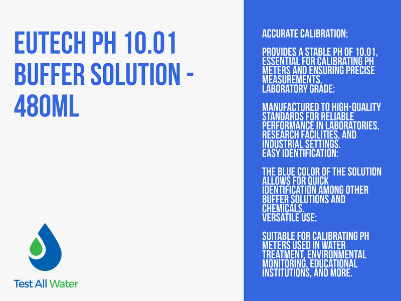 Eutech pH 10.01  Buffer Solution - 480ml