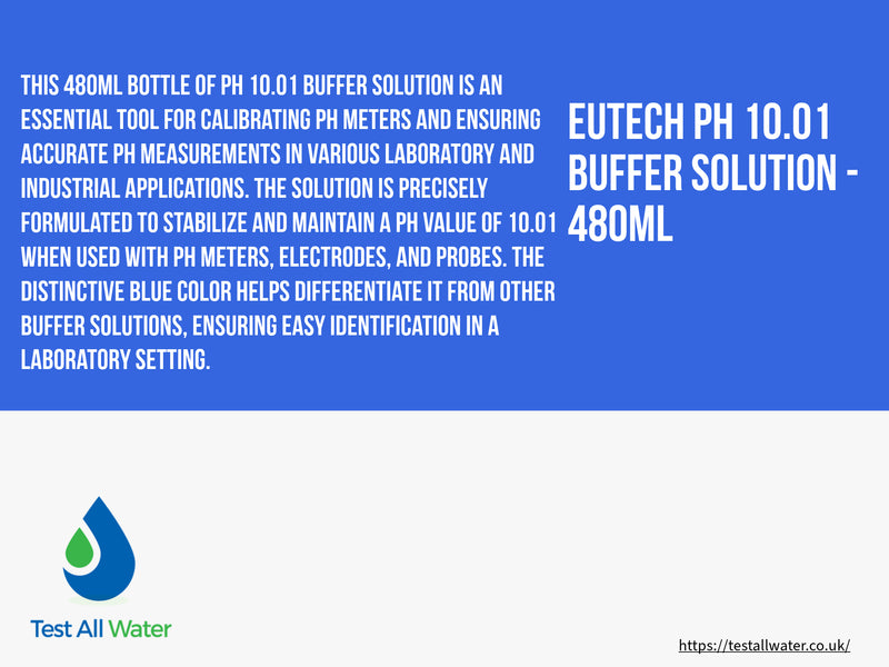 Eutech pH 10.01  Buffer Solution - 480ml