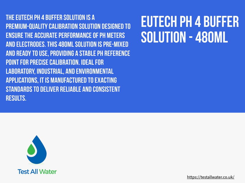 Eutech pH 4  Buffer Solution - 480ml