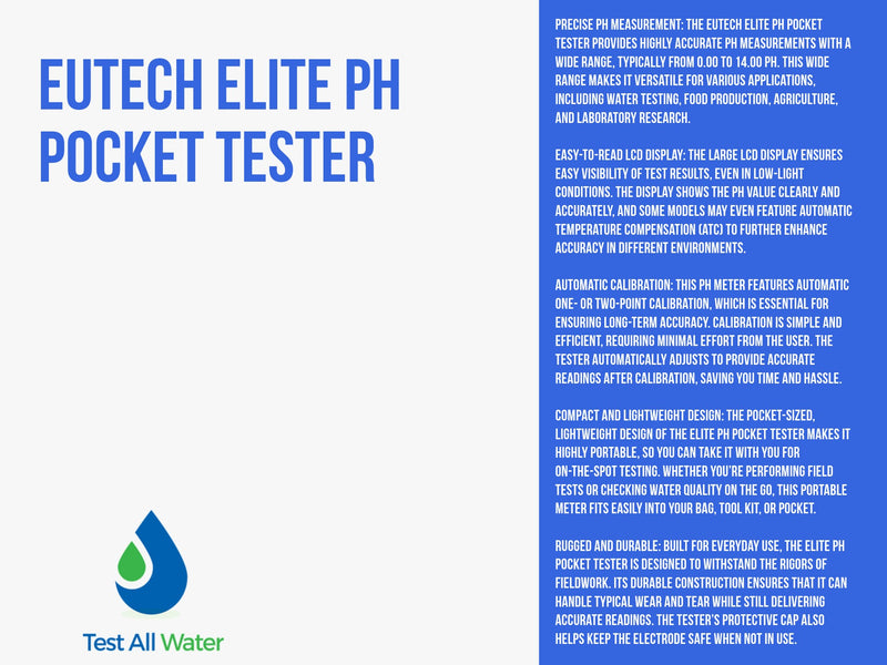 Eutech™ Elite pH Pocket Tester