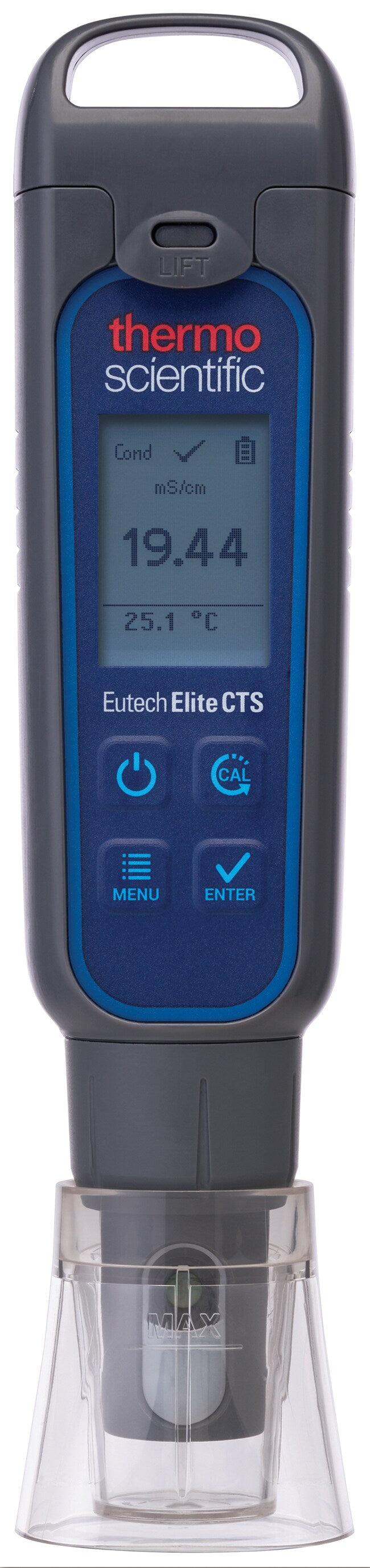 Thermo Scientific Eutech™ Elite Conductivity/TDS/Salinity/Temp pocket tester - cup sensor.