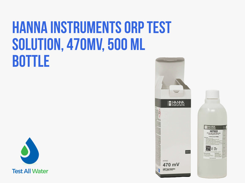 Hanna Instruments ORP test solution, 470mV, 500 mL bottle