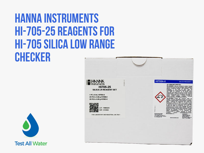 Hanna Instruments HI-705-25 Reagents for HI-705 Silica Low Range Checker