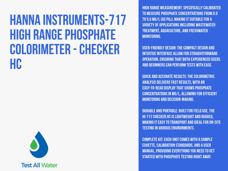 Hanna Instruments HI-717-25 Reagents For Phosphate HR Checker